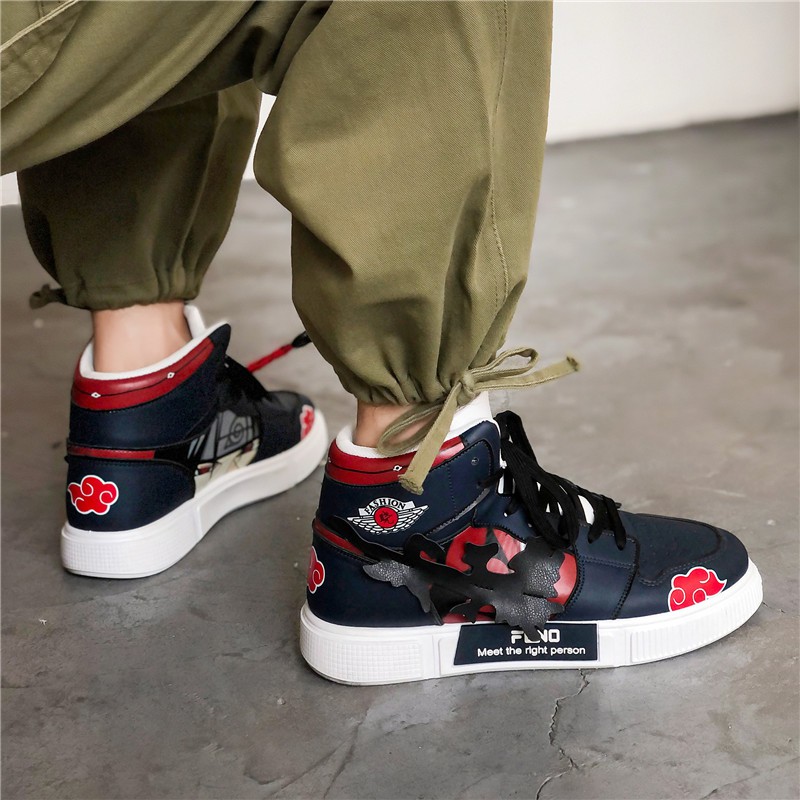 [Mã FAGREEN245 giảm 10% tối đa 30K đơn 99K] Naruto patterned sneakers for men | BigBuy360 - bigbuy360.vn
