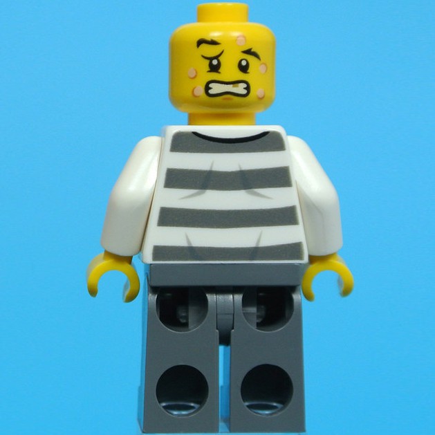 Nhân vật LEGO Minifigures Tù Nhân / Tội Phạm Đào Tẩu, Hàng Đan Mạch