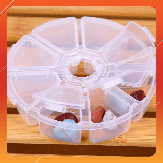 Hộp Đựng Thuốc, Vật Dụng 8 Ngăn Tiện Dụng
