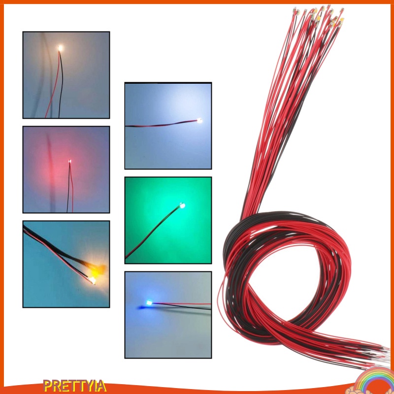 Set 10 đèn led mini trang trí tiểu cảnh sân vườn 30cm