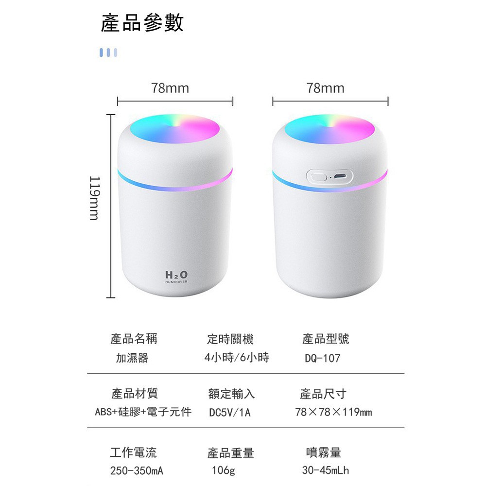 Máy Phun Sương Tạo Độ Ẩm Không Khí Thiết Kế Nhỏ Gọn Tiện Lợi