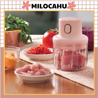 Máy xay mini milocahu máy xay tỏi ớt mini mx01