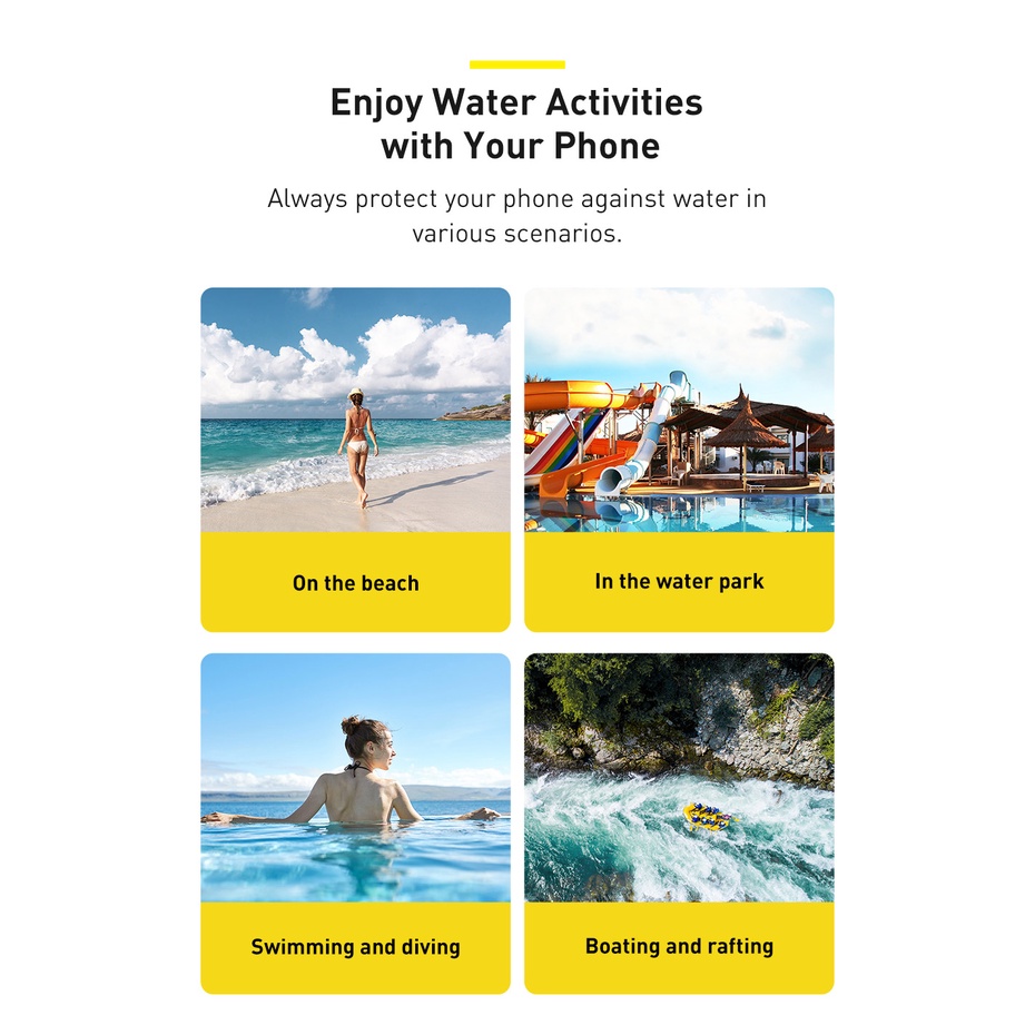 Túi chống nước Baseus Cylinder Slide-cover Waterproof Bag Pro
