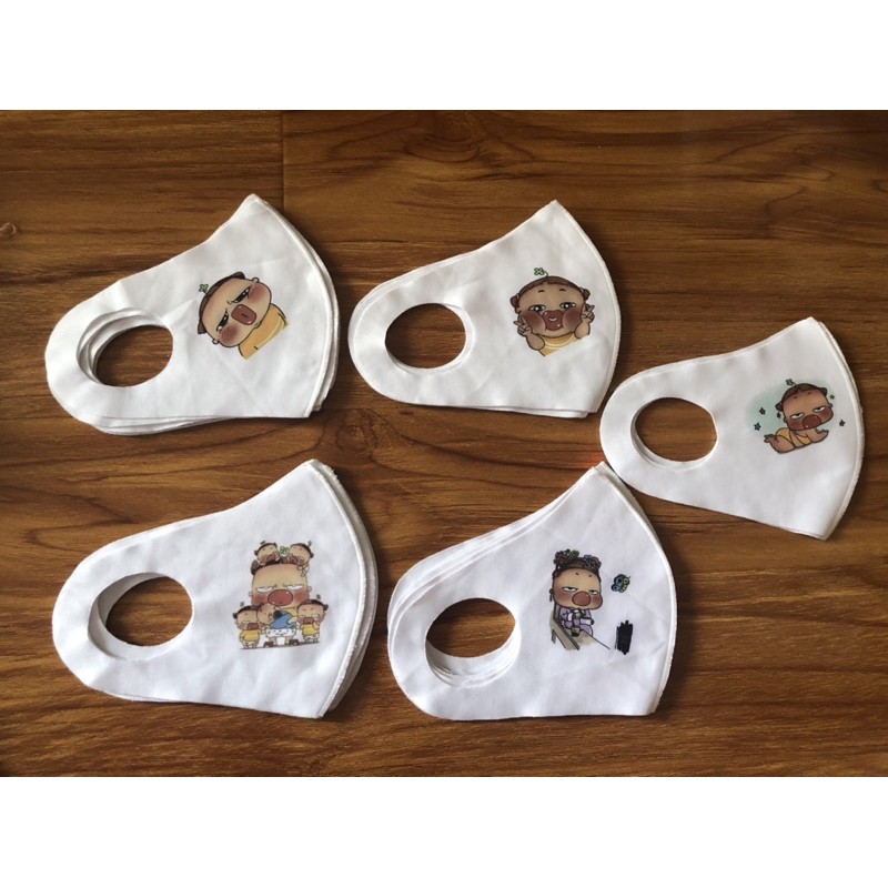 Khẩu trang vải hình 3d người lớn | BigBuy360 - bigbuy360.vn