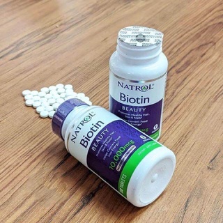 Viên uống Natrol Biotin 1000mcg