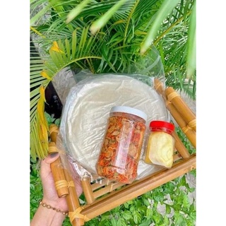 Combo bánh tráng phơi sương bơ