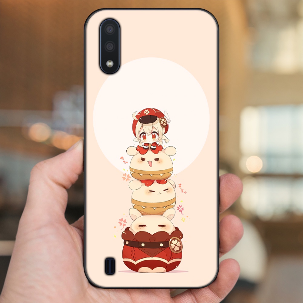 Ốp lưng Samsung A01 viền đen in hình Klee Genshin Impact