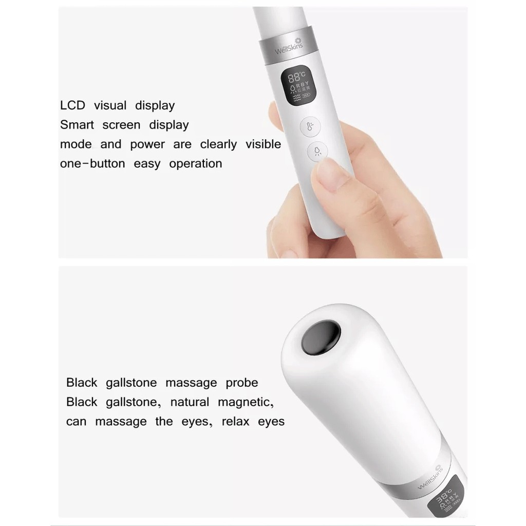 Máy massage mắt Xiaomi Youpin WéllSkins hỗ trợ thư giãn giảm nếp nhăn chăm sóc da mắt hiệu quả MY300 | BigBuy360 - bigbuy360.vn