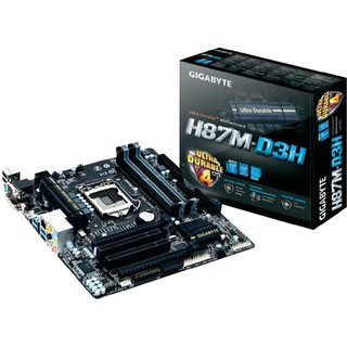 Bo mạch chủ - Mainboard Gigabyte GA-H87M-D3H - Socket 1150, Intel H87, 4 x DIMM, Max 32GB, DDR3