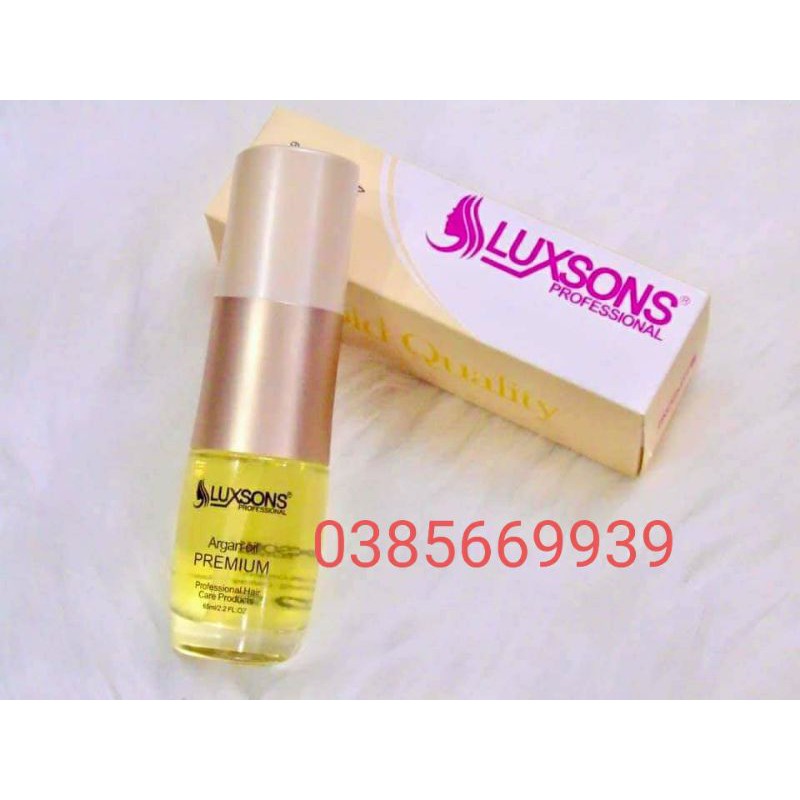 TINH DẦU TÓC ARGAN OIL LUXSONS 65ML | BigBuy360 - bigbuy360.vn