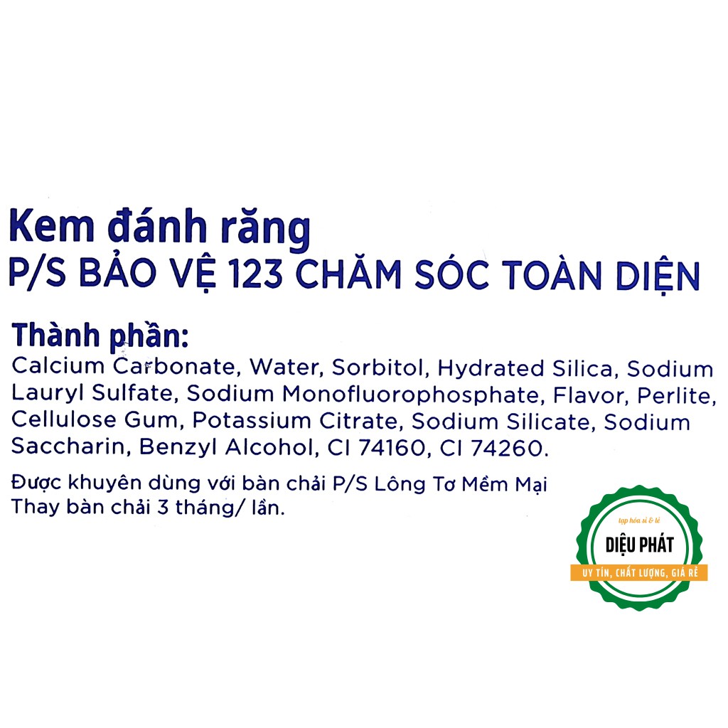 ⚡️ Kem Đánh Răng P/S Bảo Vệ Chăm Sóc Toàn Diện 240g