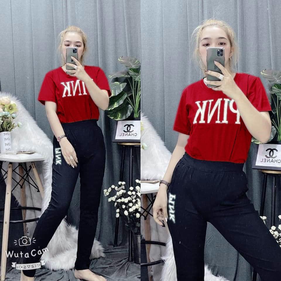 Đồ Bộ Cotton Thể Thao - Logo Thêu - Sản Phẩm Y Hình