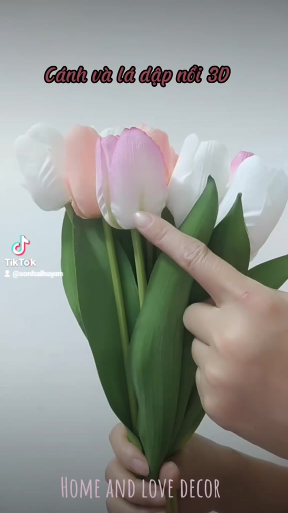 🌷Hoa Tulip Giả🌷 Lụa Mềm Phủ Dưỡng Ẩm Căng Mọng Như Thật - decor, trang trí, phụ kiện chụp ảnh | BigBuy360 - bigbuy360.vn