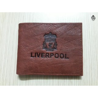 Ví da nam da thật cao cấp in logo clb Liverpool