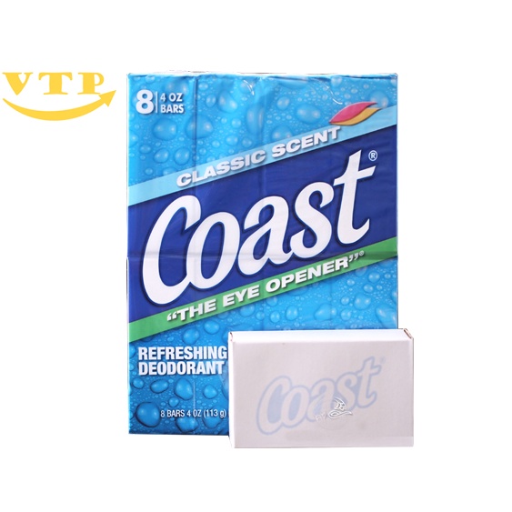 Combo 8 Cục Xà Phòng Coast Classic Scent 113g Mỹ