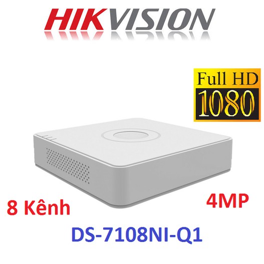 Đầu ghi hình camera IP 8 kênh HIKVISION DS-7108NI-Q1 (Kết nối không dây)