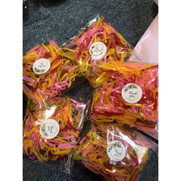 Chun buộc tóc cho bé nhiều kích cỡ màu sắc sinh động phụ kiện tóc.