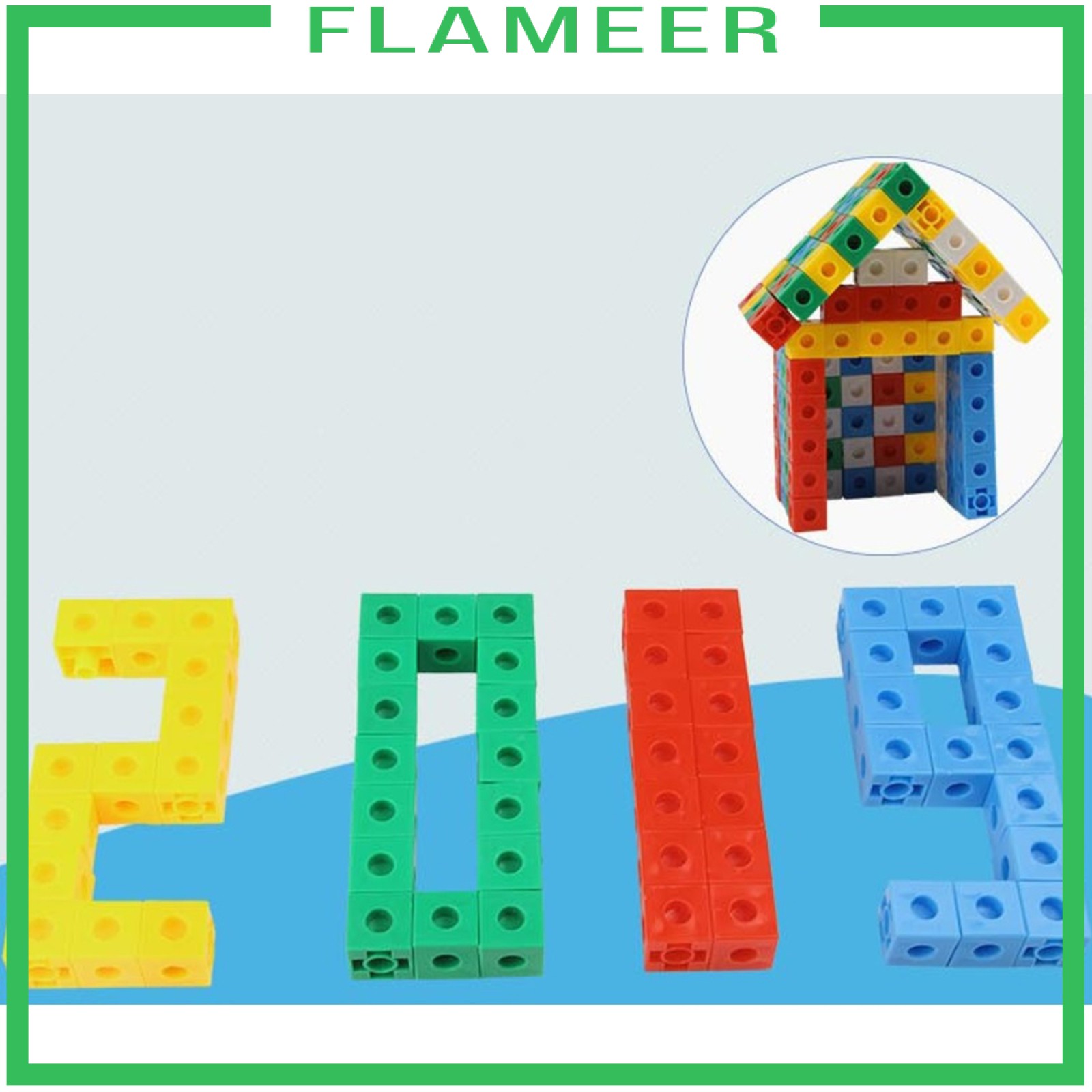 Set 100 Khối Lập Phương 5 + 2cm Cho Bé Học Toán