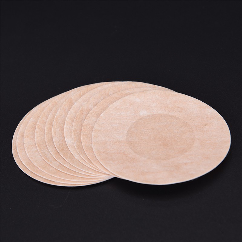 Set 10 Miếng Dán Ngực Hình Tròn / Cánh Hoa / Trái Tim Tiện Dụng