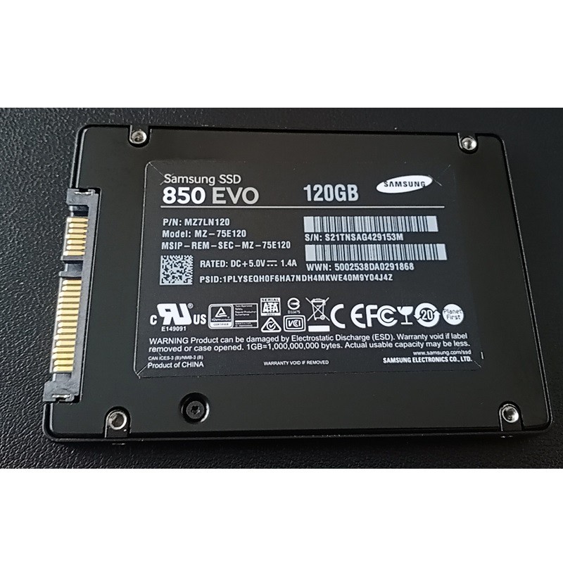 Ổ cứng SSD 250Gb, 128Gb, 120Gb, 64Gb Samsung siêu bền và ổn định, hàng tháo máy chính hãng, bảo hành 3 năm