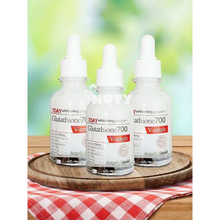 Huyết Thanh Trắng Da 7DAY Angel's Liquid Whitening Program Glutathione 700V-Ample