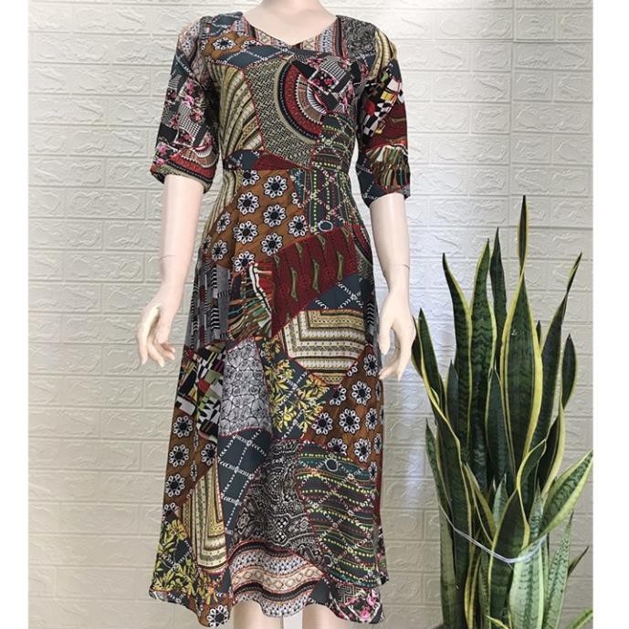 ĐẦM XOÈ HOẠ TIẾT XINH YÊU| ĐẦM CÔNG SỞ ĐẦM DÁNG XÒE | BigBuy360 - bigbuy360.vn