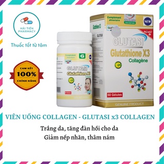 Viên Uống Trắng Da, Mờ Nám Glutathione X3 - Collagen Glutasi