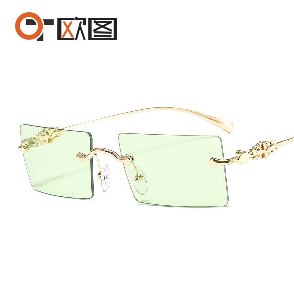 Kính mát tròng vuông không viền chất lượng cao T805