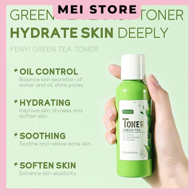 Toner Fenyi Chiết Xuất Trà Xanh Dưỡng Ẩm Sâu Làm Dịu Da Kiểm Soát Dầu 100ml