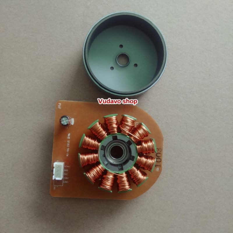 Đầu quạt không chổi than 12 24v BLDC