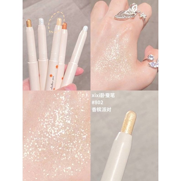 [Hàng mới về] Bút phấn mắt Xixi màu ngọc trai sáng san hô hoa hồng vàng | BigBuy360 - bigbuy360.vn