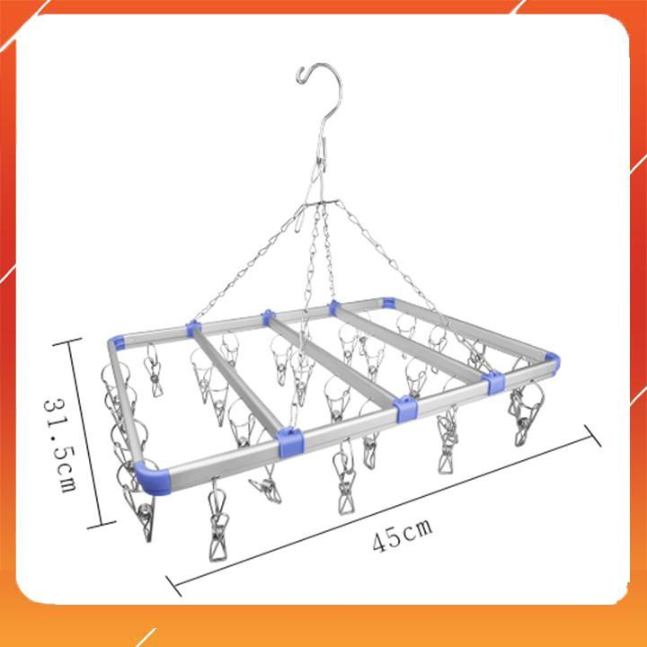Móc treo quần áo ❤️FREESHIP❤️ nhôm định hình SUNNY - loại 28 móc