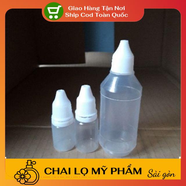 Lọ Nhựa ❤ SIÊU RẺ ❤ 100 Lọ nhỏ mắt 5ml,10ml,20ml,30ml,50ml chiết dung dịch, chiết mực , phụ kiện du lịch