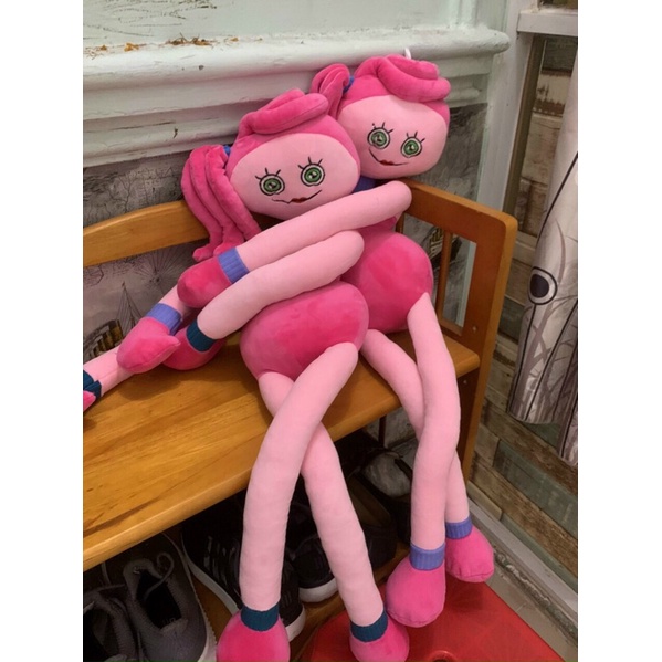 90cm THÚ BÔNG Nhân Vật MOMMY LONG LEGS - HUGGY Dễ Thương - Chất Miniso Mềm