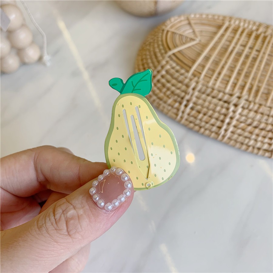 [Mã SKAMCLU8 giảm 10% cho đơn từ 100K] Kẹp tóc bấm hoa quả xinh xắn HOT TREND