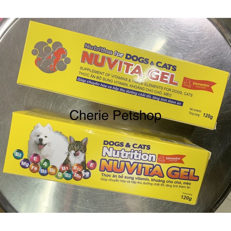 NUVITA GEL - Gel bổ sung Vitamin, khoáng chất cho chó mèo
