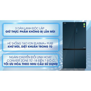 Tủ lạnh Toshiba GR-RF690WE - 622 lít