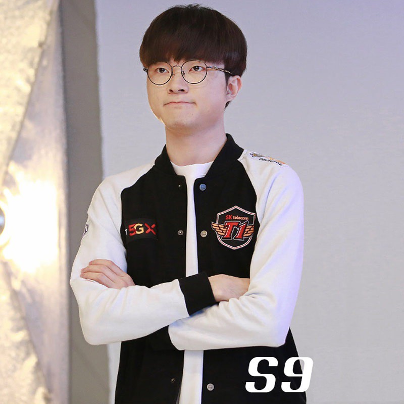 [CÓ SẴN] ÁO KHOÁC SKT T1 MÀU ĐEN GIẢI LCK 2019