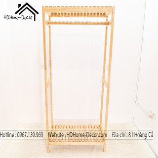 ☀️FREESHIP - RẺ VÔ ĐỊCH☀️ Tủ treo quần áo 1 ngăn  vừa để đồ vừa trang trí decor - Gỗ cao su tự nhiên tuyệt đẹp