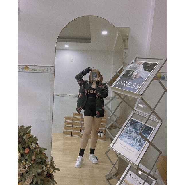 ÁO KHOÁC MLBNY BOMBER VẢI DÙ NHIEU HINH - KHOÁC NỈ UNISEX NAM NỮ - HÀNG CÓ SẴN