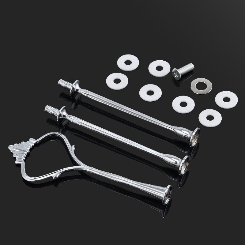 Khay đựng bánh 3 tầng có tay cầm tiện lợi