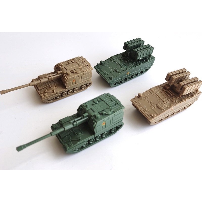 Mô hình quân sự Xe tăng Panther - Tiger I  quân đội Đức trong thế chiến 2, Mô hình xe tank nhựa lắp ráp 4D tỷ lệ 1: 144