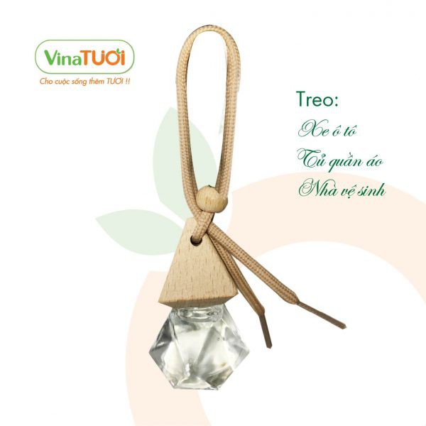 Tinh Dầu Treo Xe Oto Vina Tươi Hương Bạc Hà , Treo xe Hơi 10ml