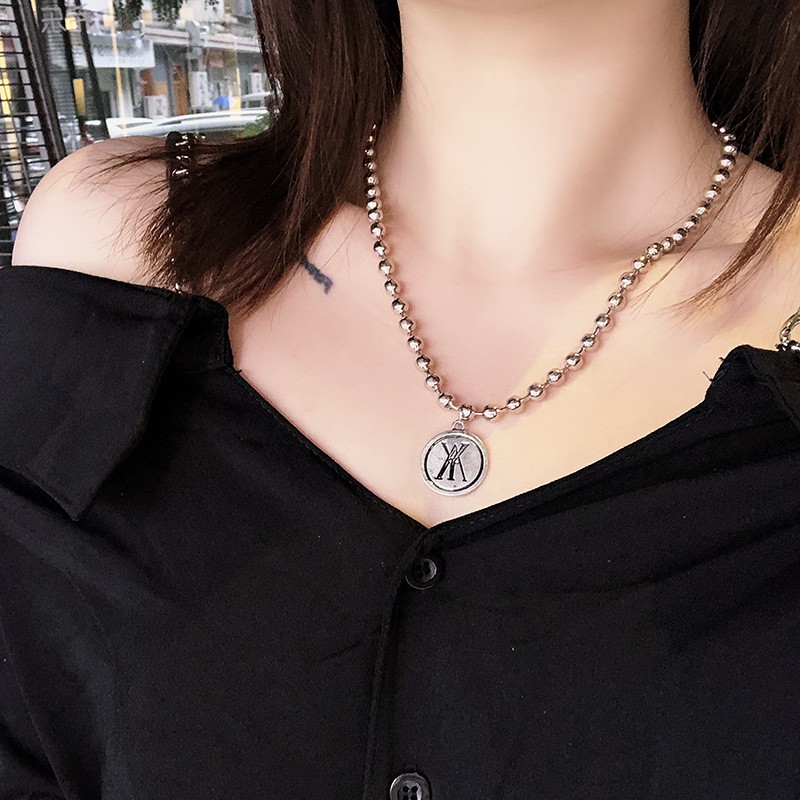 [Mã FASHIONCB232 hoàn tối đa 15K xu đơn 50K] Vòng cổ kim loại dáng dài phong cách hip hop | BigBuy360 - bigbuy360.vn