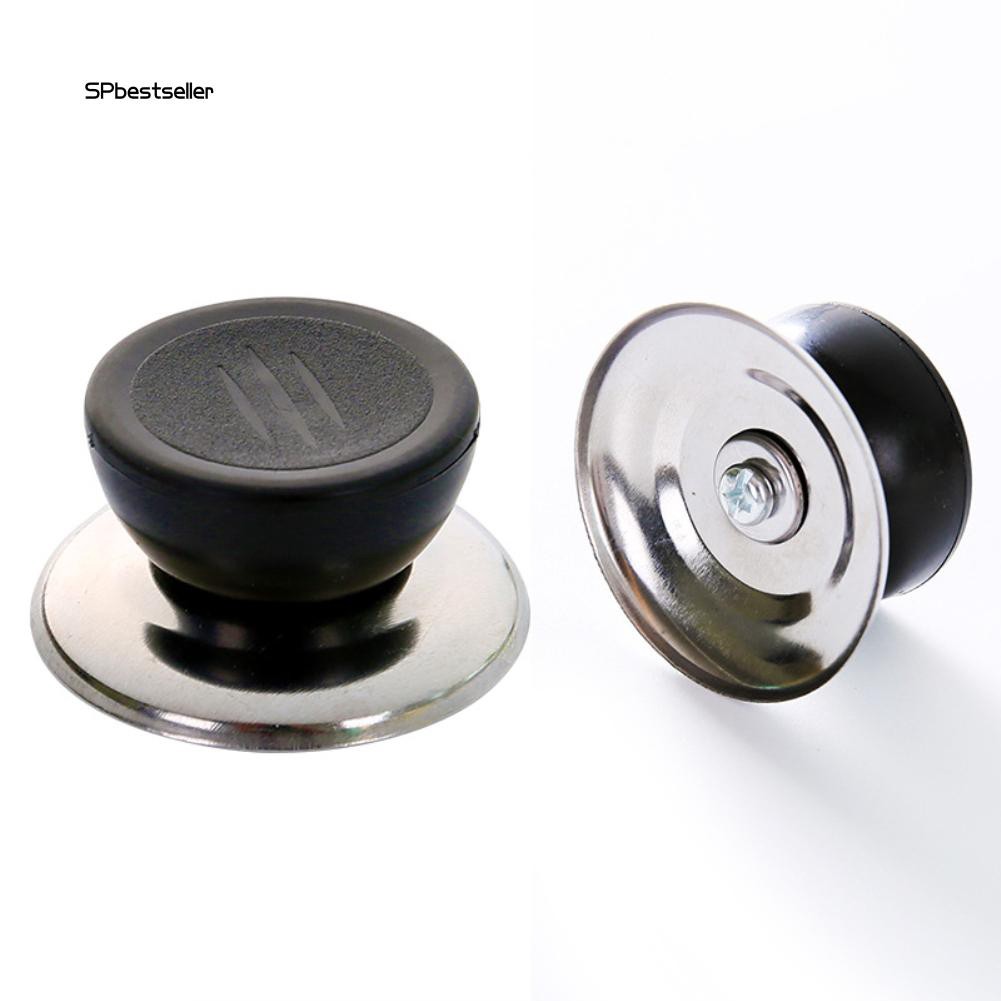 5 tay nắm nắp nồi thủy tinh bằng thép không gỉ + nhựa kích thước 5cm x 3cm x 4cm