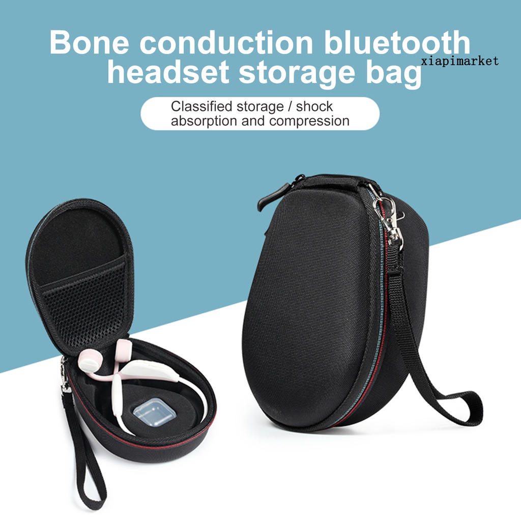 MALO_Storage Bag Wear-resistant Waterproof Compact Bone Conduction Bluetooth Earphone Protective Box for Aftershokz AS800 AS650