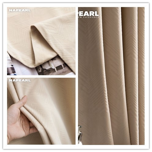 1 Rèm Cửa Napearl Họa Tiết Kẻ Sọc Đơn Giản Chất Lượng Cao
