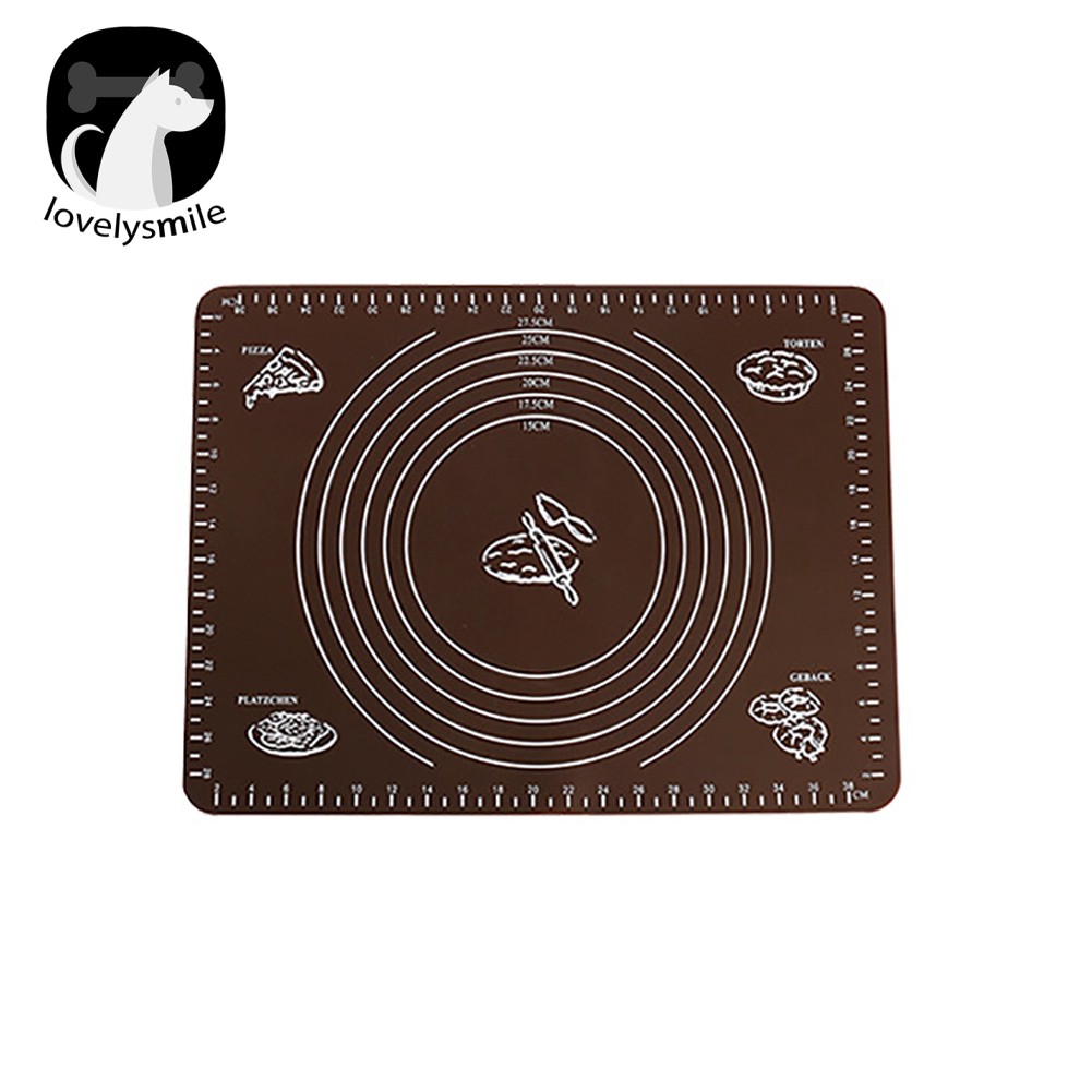 L ~✌Thảm Nhào Bột Làm Bánh Bằng Silicone Chống Dính