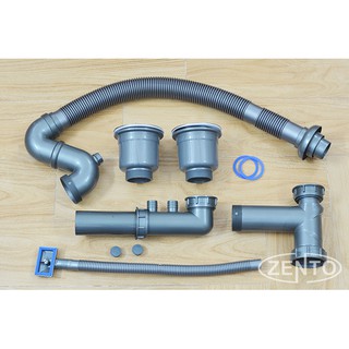 Bộ xi phông chậu rửa bát chính hãng