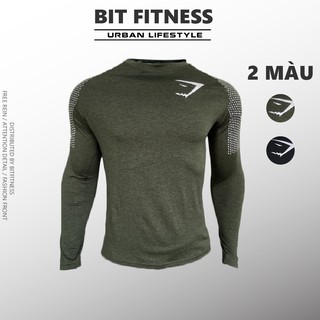 Áo body tập gym tay dài GymShark - Áo thun tập gym tay dài - BiT Fitness chuyên đồ tập ADT.GS.NT
